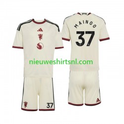 Manchester United Kind Shirt met Bedrukking Kobbie Mainoo 37 Derde 2026-2027 Korte Mouw