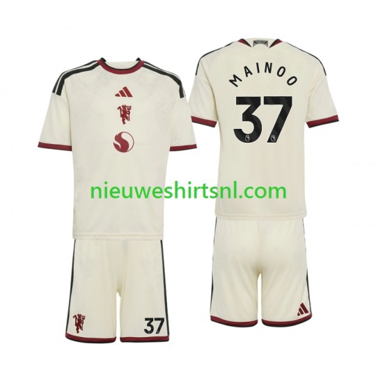 Manchester United Kind Shirt met Bedrukking Kobbie Mainoo 37 Derde 2026-2027 Korte Mouw