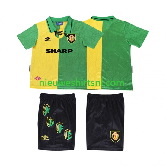 Manchester United Kind Shirt met Bedrukking 1992 Retro Derde 1994 Korte Mouw