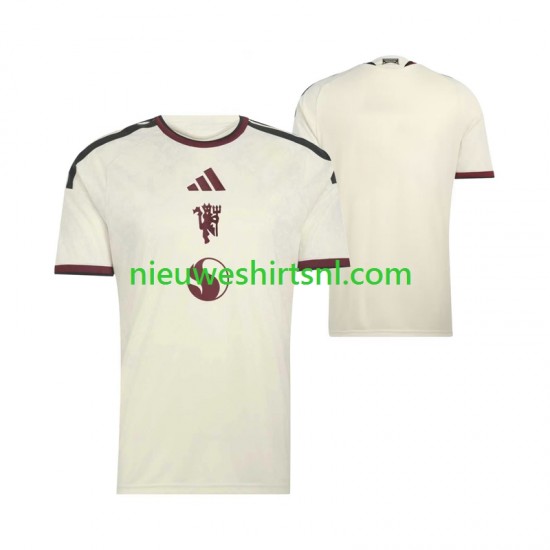 Manchester United Heren Shirt met Bedrukking Derde 2026-2027 Korte Mouw