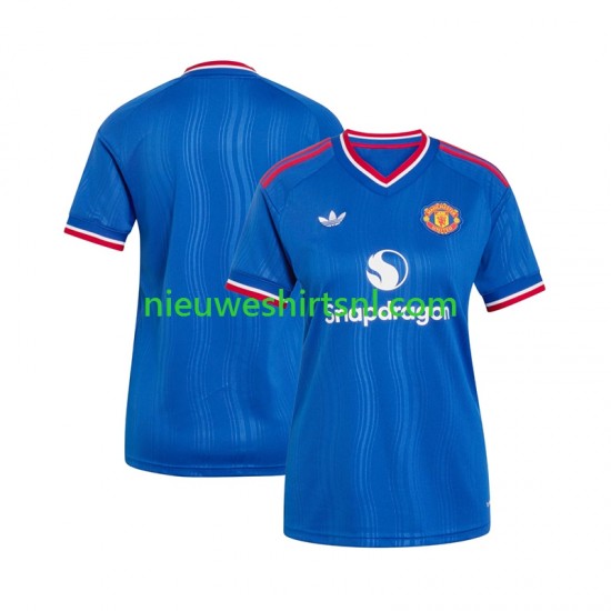 Manchester United Dames Shirt met Bedrukking Uit 2026-2027 Korte Mouw