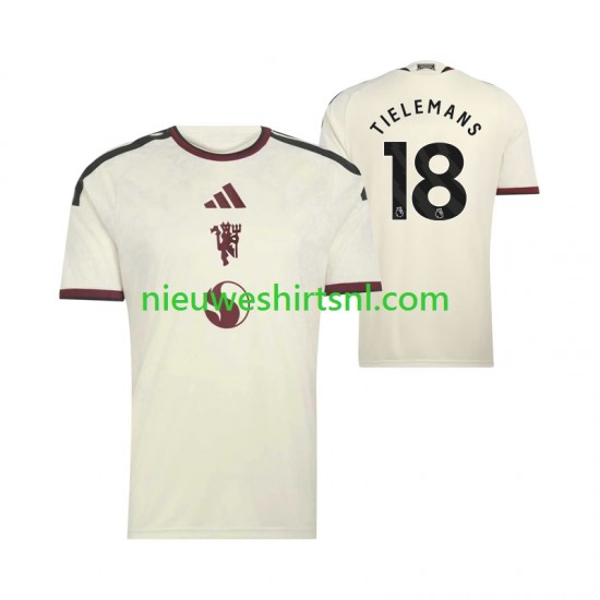 Manchester United Heren Shirt met Bedrukking Youri Tielemans 18 Derde 2026-2027 Korte Mouw