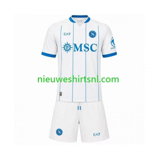 Napoli Kind Shirt met Bedrukking Uit 2026-2027 Korte Mouw