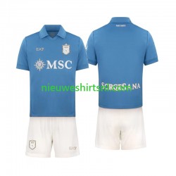 Napoli Kind Shirt met Bedrukking Thuis 2026-2027 Korte Mouw