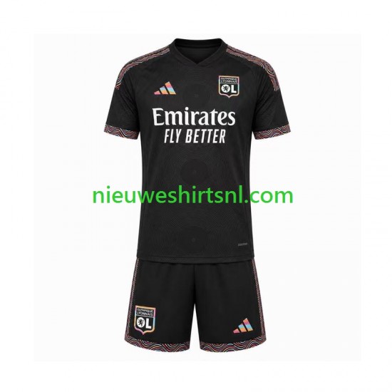 Olympique Lyonnais Kind Shirt met Bedrukking Derde 2026-2027 Korte Mouw