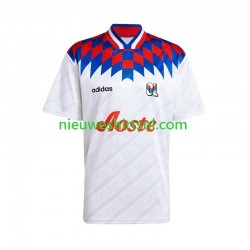 Olympique Lyonnais Heren Shirt met Bedrukking 1995 1996 Retro Thuis Korte Mouw Olympique Lyonnais Heren Shirt met Bedrukking 1995 1996 Retro Thuis Korte Mouw