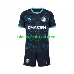Olympique Marseille Kind Shirt met Bedrukking Uit 2026-2027 Korte Mouw Olympique Marseille Kind Shirt met Bedrukking Uit 2026-2027 Korte Mouw