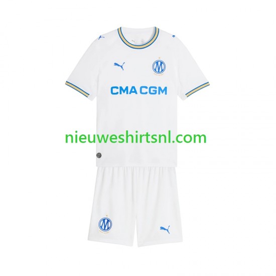 Olympique Marseille Kind Shirt met Bedrukking Thuis 2026-2027 Korte Mouw