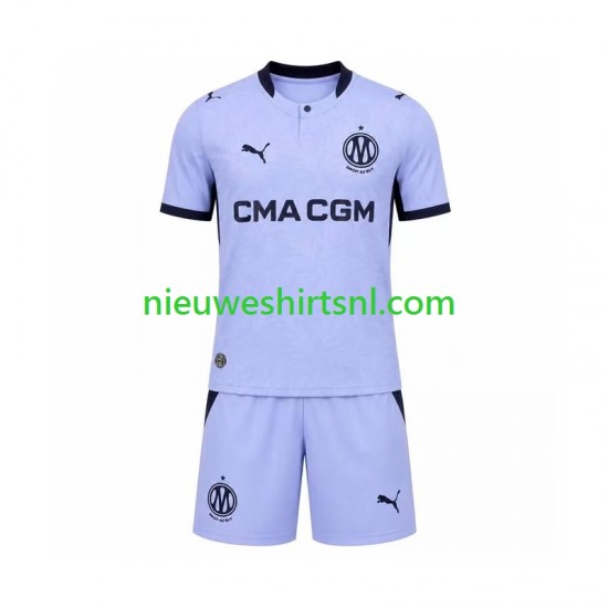 Olympique Marseille Kind Shirt met Bedrukking Derde 2026-2027 Korte Mouw