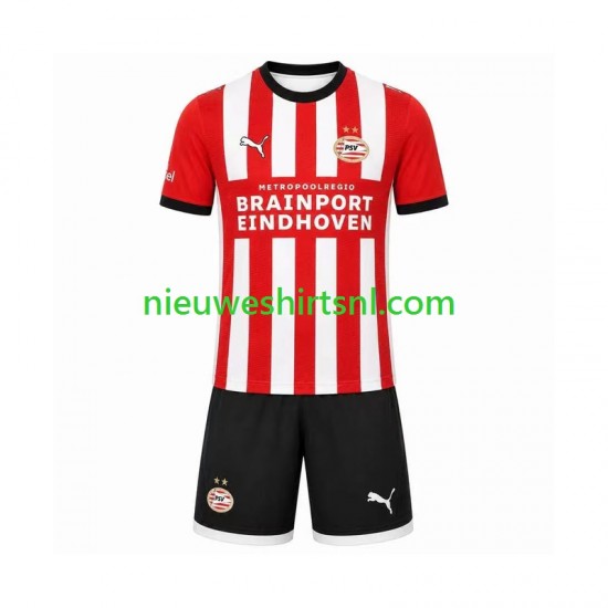PSV Eindhoven Kind Shirt met Bedrukking Thuis 2026-2027 Korte Mouw