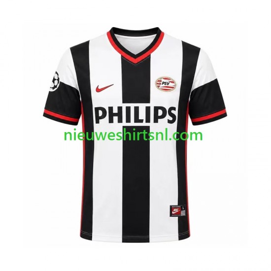 PSV Eindhoven Heren Shirt met Bedrukking 1998 Retro Uit Korte Mouw