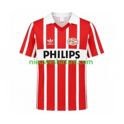 PSV Eindhoven Heren Shirt met Bedrukking 1990 Retro Thuis Korte Mouw PSV Eindhoven Heren Shirt met Bedrukking 1990 Retro Thuis Korte Mouw