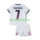 Paris Saint-Germain Kind Shirt met Bedrukking Khvicha Kvaratskhelia 7 Uit 2026-2027 Korte Mouw