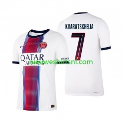 Paris Saint-Germain Heren Shirt met Bedrukking Khvicha Kvaratskhelia 7 Uit 2026-2027 Korte Mouw Paris Saint-Germain Heren Shirt met Bedrukking Khvicha Kvaratskhelia 7 Uit 2026-2027 Korte Mouw