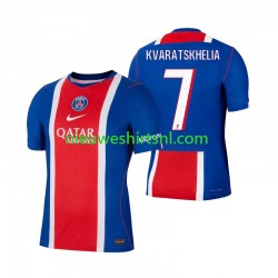 Paris Saint-Germain Heren Shirt met Bedrukking Khvicha Kvaratskhelia 7 Thuis 2026-2027 Korte Mouw Paris Saint-Germain Heren Shirt met Bedrukking Khvicha Kvaratskhelia 7 Thuis 2026-2027 Korte Mouw