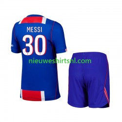Paris Saint-Germain Kind Shirt met Bedrukking Lionel Messi 30 Thuis 2026-2027 Korte Mouw