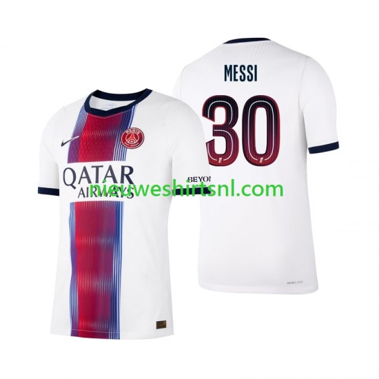 Paris Saint-Germain Heren Shirt met Bedrukking Lionel Messi 30 Uit 2026-2027 Korte Mouw