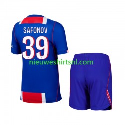 Paris Saint-Germain Kind Shirt met Bedrukking Matvey Safonov 39 Thuis 2026-2027 Korte Mouw