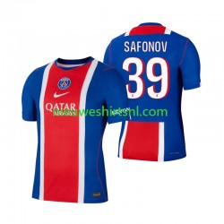 Paris Saint-Germain Heren Shirt met Bedrukking Matvey Safonov 39 Thuis 2026-2027 Korte Mouw