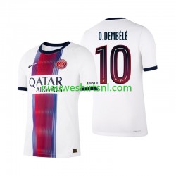 Paris Saint-Germain Heren Shirt met Bedrukking Ousmane Dembele 10 Uit 2026-2027 Korte Mouw