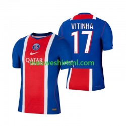 Paris Saint-Germain Heren Shirt met Bedrukking Vitinha 17 Thuis 2026-2027 Korte Mouw