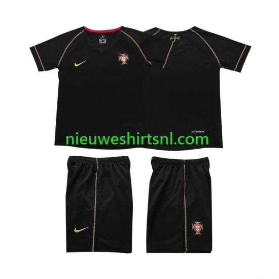 Portugal Kind Shirt met Bedrukking Retro Uit 2006 Korte Mouw