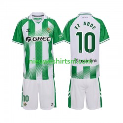 Real Betis Kind Shirt met Bedrukking Ez Abde 10 Thuis 2026-2027 Korte Mouw Real Betis Kind Shirt met Bedrukking Ez Abde 10 Thuis 2026-2027 Korte Mouw