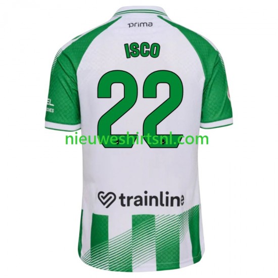 Real Betis Heren Shirt met Bedrukking Isco 22 Thuis 2026-2027 Korte Mouw