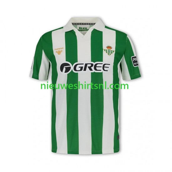 Real Betis Heren Shirt met Bedrukking Retro Thuis 2025-2026 Korte Mouw