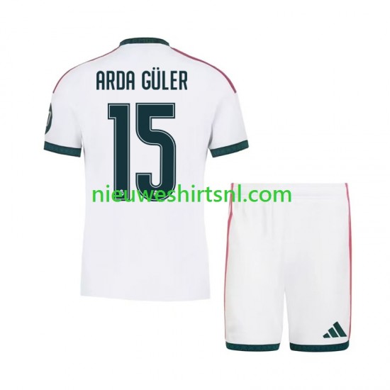 Real Madrid Kind Shirt met Bedrukking Arda Guler 15 Thuis 2026-2027 Korte Mouw