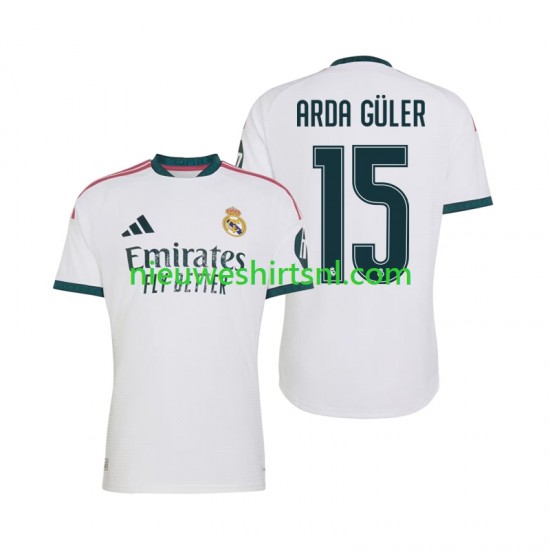 Real Madrid Heren Shirt met Bedrukking Arda Guler 15 Thuis 2026-2027 Korte Mouw