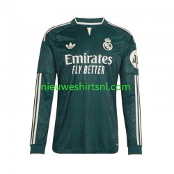 Real Madrid Heren Shirt met Bedrukking Uit 2026-2027 Lange Mouw Real Madrid Heren Shirt met Bedrukking Uit 2026-2027 Lange Mouw