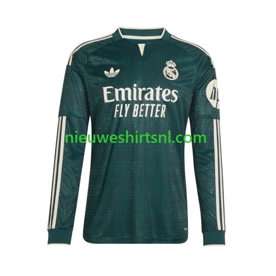 Real Madrid Heren Shirt met Bedrukking Uit 2026-2027 Lange Mouw
