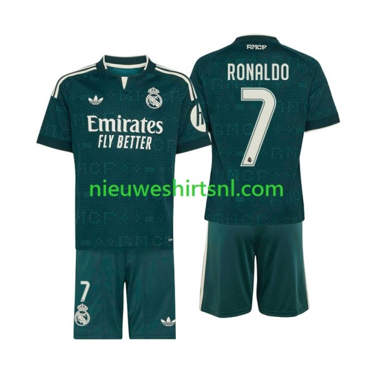 Real Madrid Kind Shirt met Bedrukking Cristiano Ronaldo 7 Uit 2026-2027 Korte Mouw