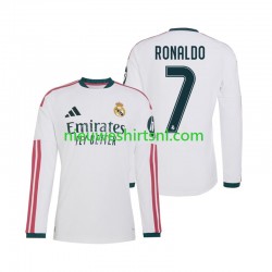 Real Madrid Heren Shirt met Bedrukking Cristiano Ronaldo 7 Thuis 2026-2027 Lange Mouw Real Madrid Heren Shirt met Bedrukking Cristiano Ronaldo 7 Thuis 2026-2027 Lange Mouw