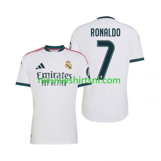 Real Madrid Heren Shirt met Bedrukking Cristiano Ronaldo 7 Thuis 2026-2027 Korte Mouw