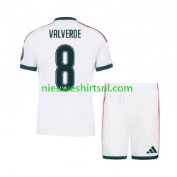 Real Madrid Kind Shirt met Bedrukking Federico Valverde 8 Thuis 2026-2027 Korte Mouw