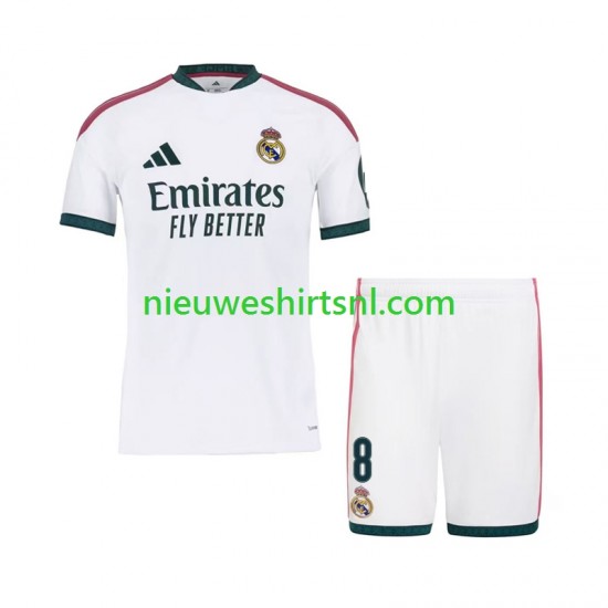 Real Madrid Kind Shirt met Bedrukking Federico Valverde 8 Thuis 2026-2027 Korte Mouw