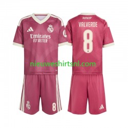Real Madrid Kind Shirt met Bedrukking Federico Valverde 8 Derde 2026-2027 Korte Mouw