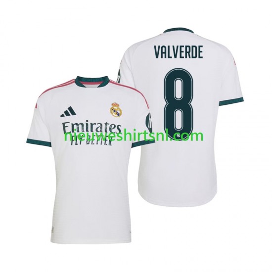 Real Madrid Heren Shirt met Bedrukking Federico Valverde 8 Thuis 2026-2027 Korte Mouw