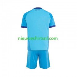 Real Madrid Kind Shirt met Bedrukking Doelman Uit 2026-2027 Korte Mouw