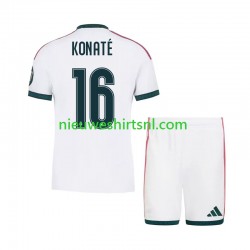 Real Madrid Kind Shirt met Bedrukking Ibrahima Konate 16 Thuis 2026-2027 Korte Mouw