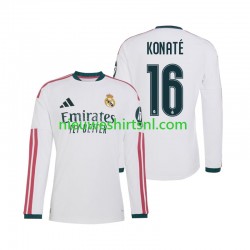 Real Madrid Heren Shirt met Bedrukking Ibrahima Konate 16 Thuis 2026-2027 Lange Mouw Real Madrid Heren Shirt met Bedrukking Ibrahima Konate 16 Thuis 2026-2027 Lange Mouw