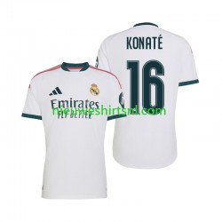 Real Madrid Heren Shirt met Bedrukking Ibrahima Konate 16 Thuis 2026-2027 Korte Mouw Real Madrid Heren Shirt met Bedrukking Ibrahima Konate 16 Thuis 2026-2027 Korte Mouw