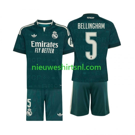 Real Madrid Kind Shirt met Bedrukking Jude Bellingham 5 Uit 2026-2027 Korte Mouw