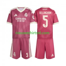 Real Madrid Kind Shirt met Bedrukking Jude Bellingham 5 Derde 2026-2027 Korte Mouw
