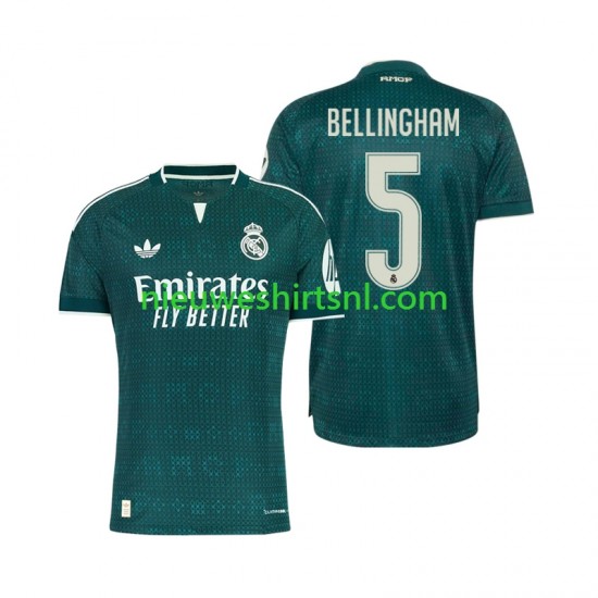 Real Madrid Heren Shirt met Bedrukking Jude Bellingham 5 Uit 2026-2027 Korte Mouw
