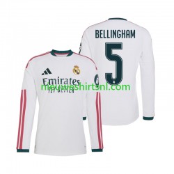 Real Madrid Heren Shirt met Bedrukking Jude Bellingham 5 Thuis 2026-2027 Lange Mouw Real Madrid Heren Shirt met Bedrukking Jude Bellingham 5 Thuis 2026-2027 Lange Mouw