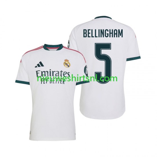 Real Madrid Heren Shirt met Bedrukking Jude Bellingham 5 Thuis 2026-2027 Korte Mouw