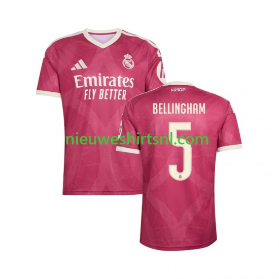 Real Madrid Heren Shirt met Bedrukking Jude Bellingham 5 Derde 2026-2027 Korte Mouw